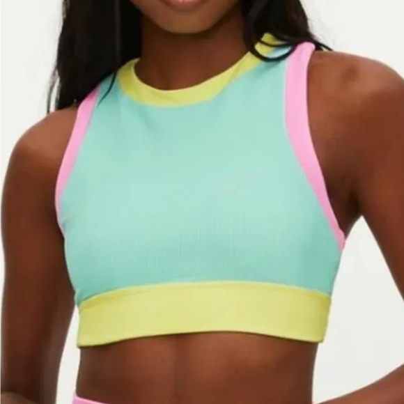 Beach Riot | Swim | New Beach Riot Gwen Top In Pastel Macaron ...